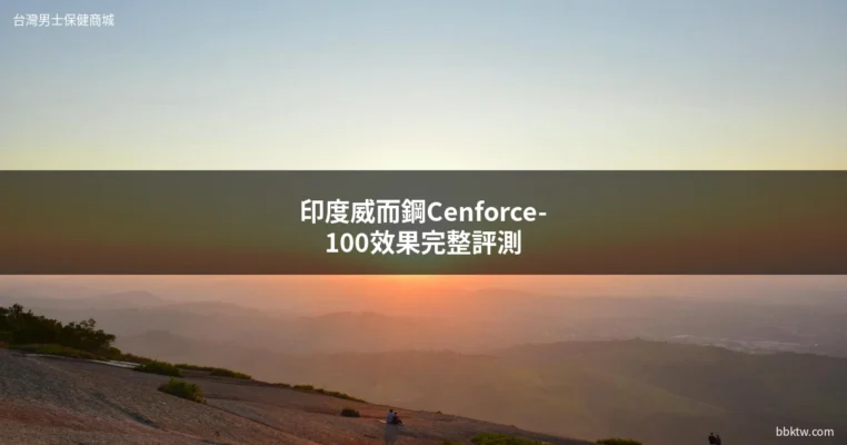 印度威而鋼Cenforce-100效果完整評測 男性保健